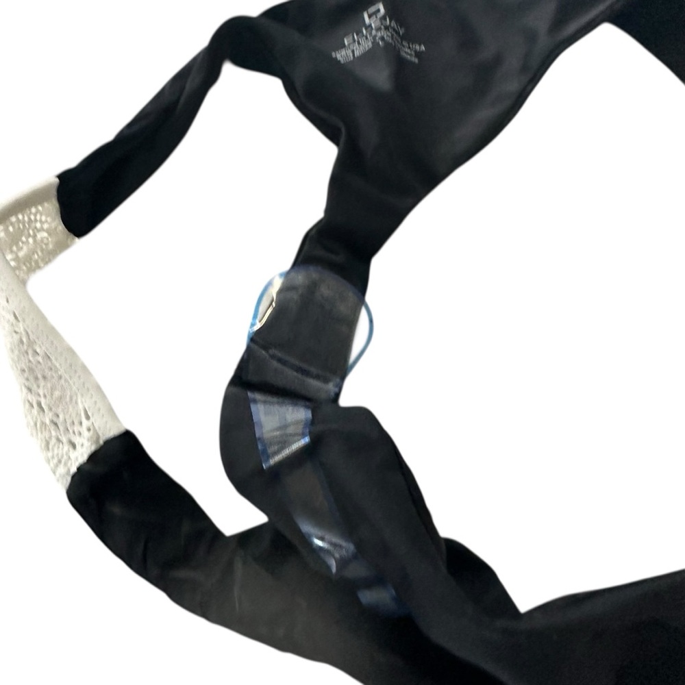 Ellejay Black and White Lace Pula Bikini Bottom L - Picture 7 of 9